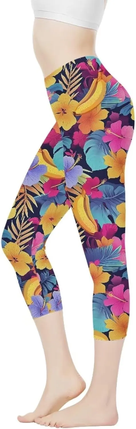 AFPANQZ Leggings for Women High Waist Work Out Yoga Pants Tight Mid Length Seamless Legging Butt Lift XS-3X Sports Wear