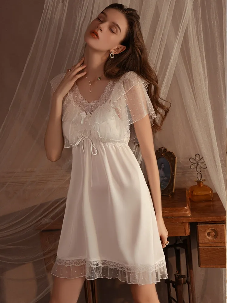 Ava's Enchanted Blossom Nightdress