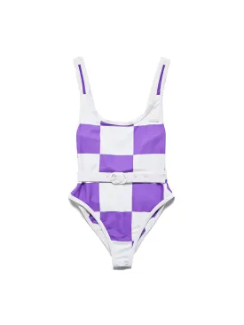 Big Check One Piece Swimsuit