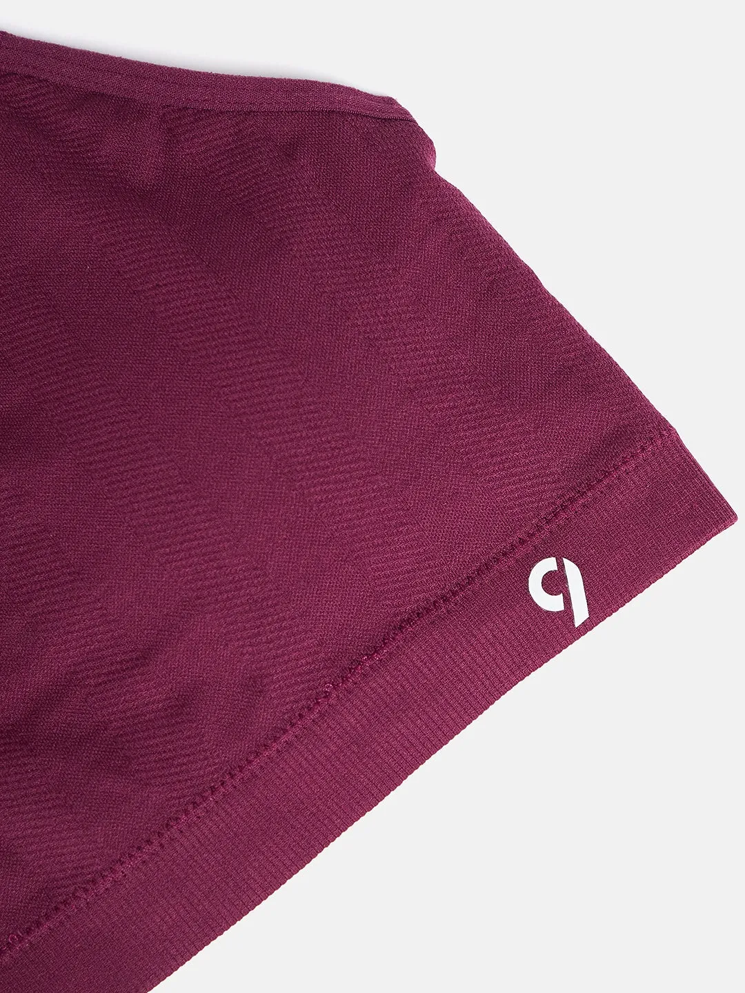 C9 Airwear seamless Full Coverage Padded Teen Rib Co-Ord Bra - Wine