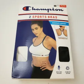 Champion 2-Seam-free Sports Bra Stretch Wire Free Black/White