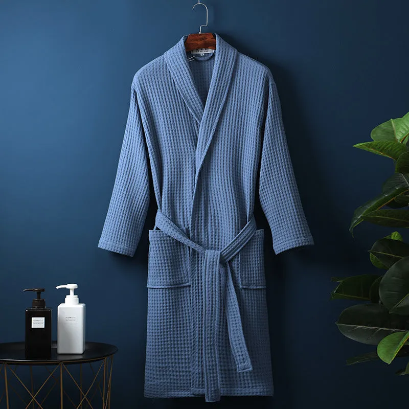 Cotton Waffle Bathrobe