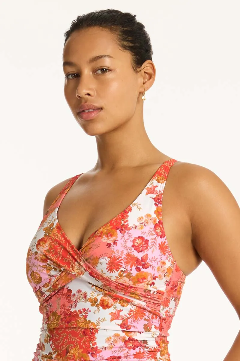 Daisyfield Cross Front Tankini