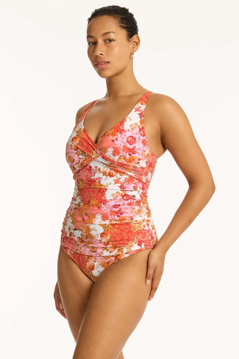 Daisyfield Cross Front Tankini