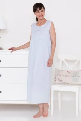 Diamond Quilt Sleeveless Nightdress