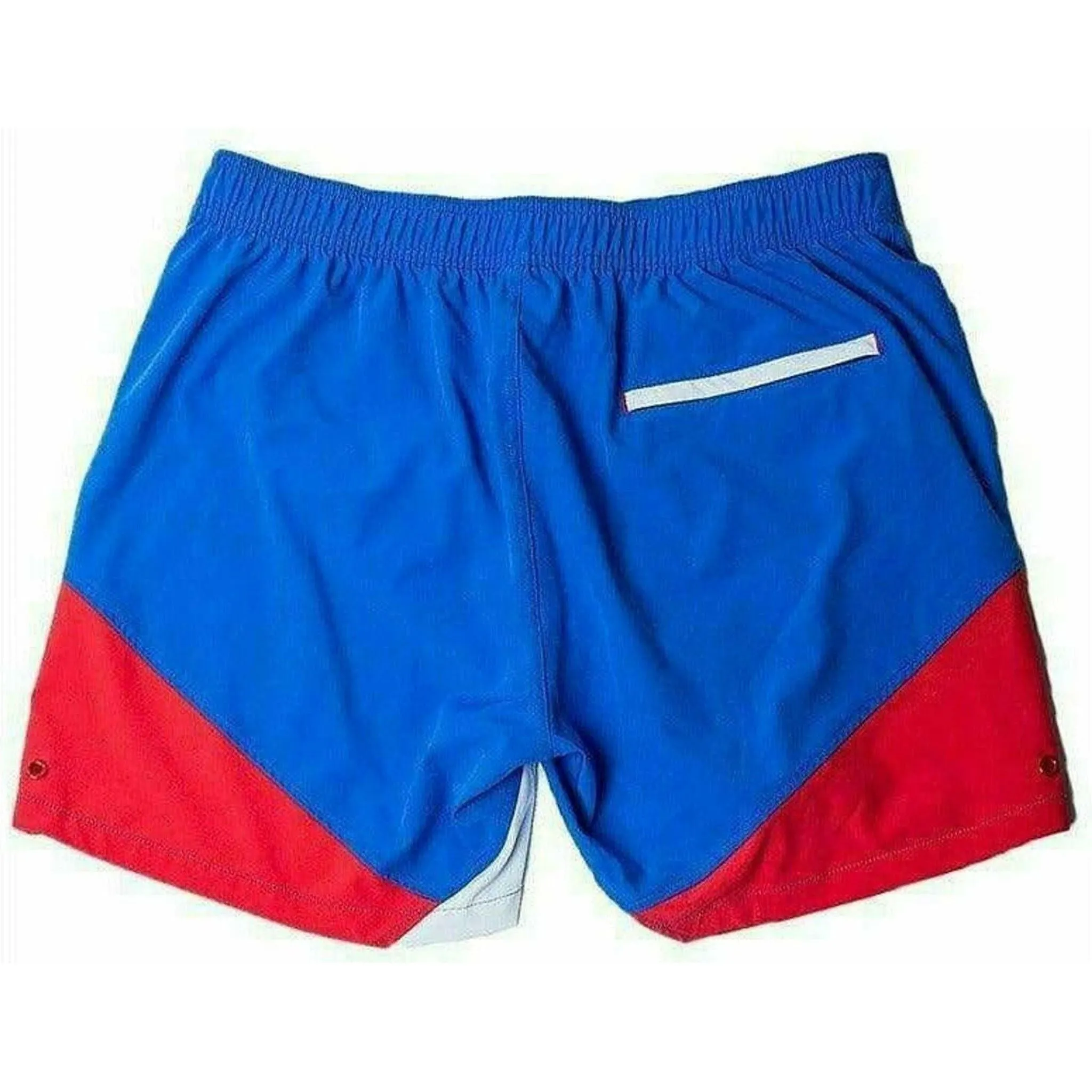 Eco-Friendly Quick Dry UV Protection Red Beach Shorts "Butterfly"
