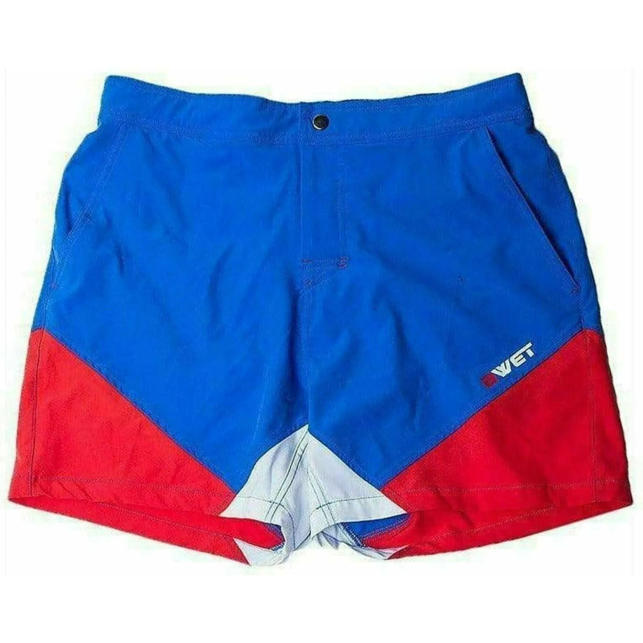 Eco-Friendly Quick Dry UV Protection Red Beach Shorts "Butterfly"