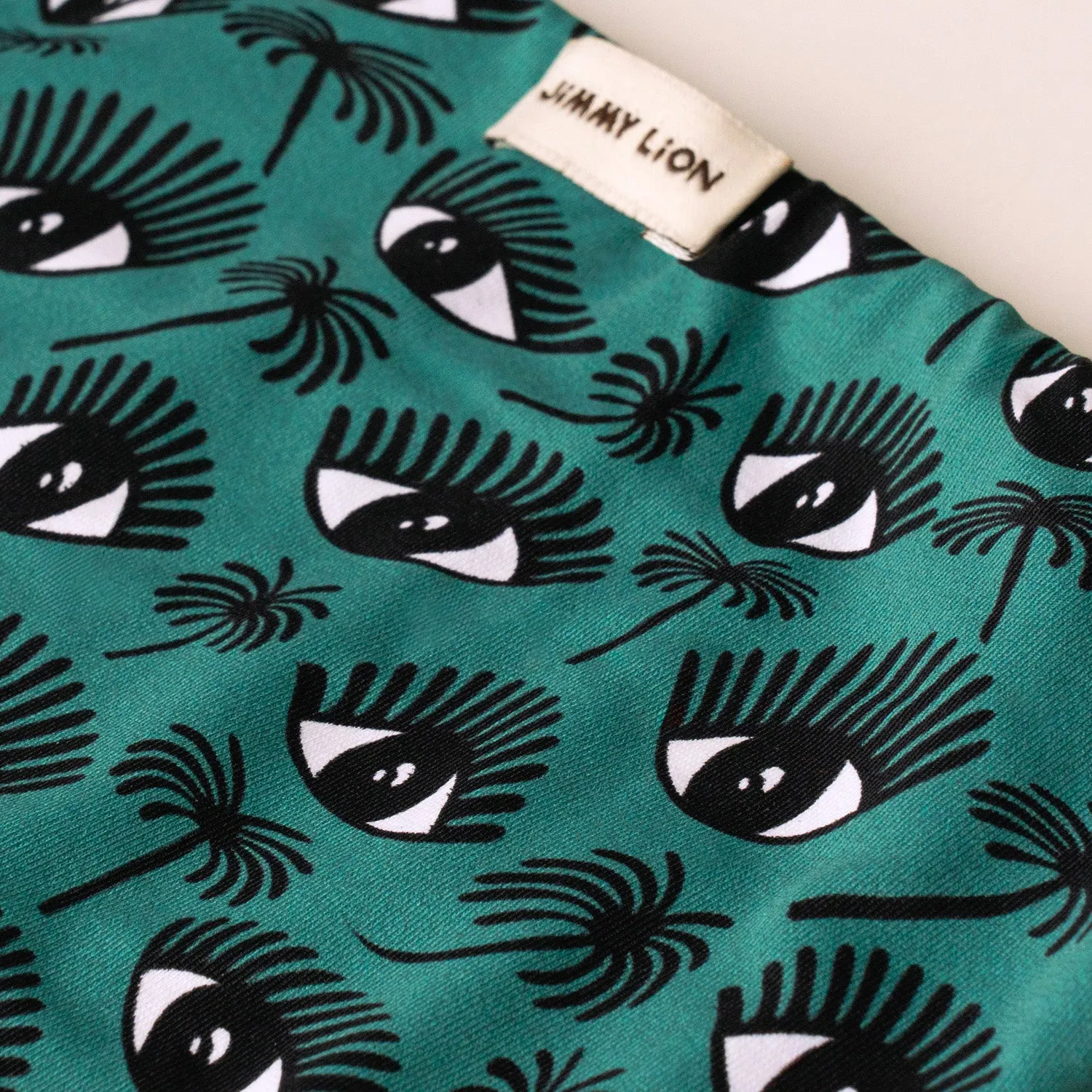 Eyes Bikini Bottom - Dark Acqua
