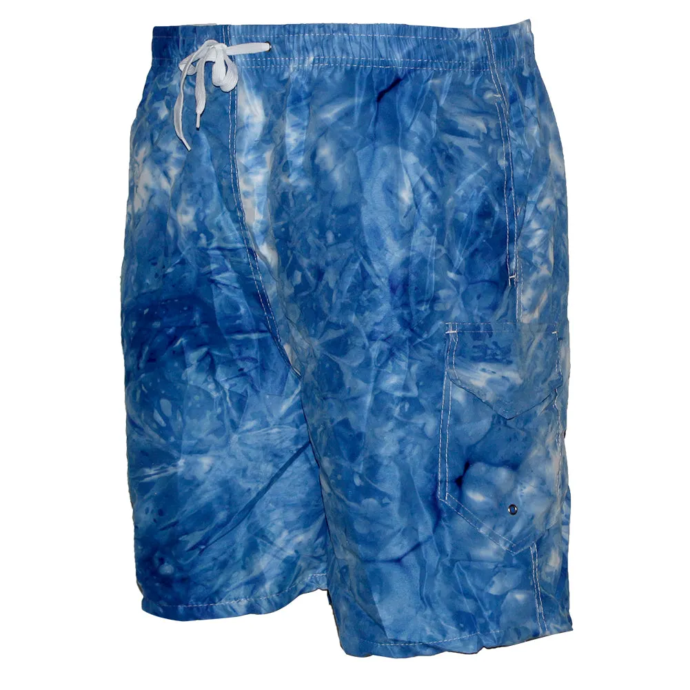 LeeHanTon Mens Swim Trunks Dry Fit Elastic Waist Drawstring Suit Beach Shorts