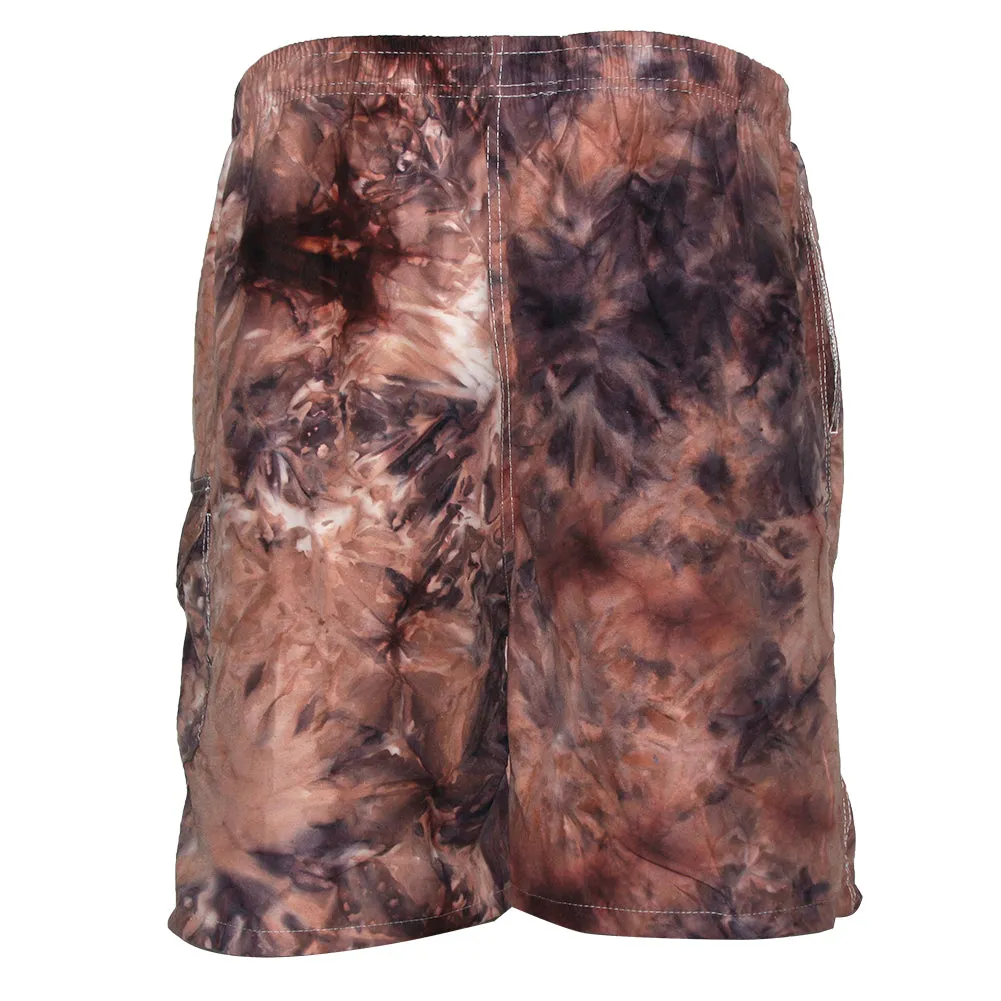 LeeHanTon Mens Swim Trunks Dry Fit Elastic Waist Drawstring Suit Beach Shorts