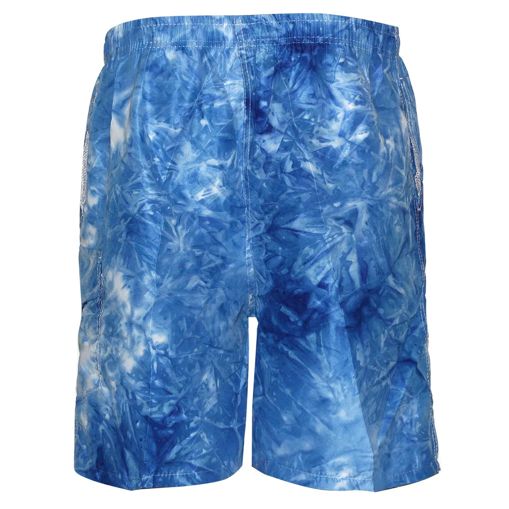 LeeHanTon Mens Swim Trunks Dry Fit Elastic Waist Drawstring Suit Beach Shorts