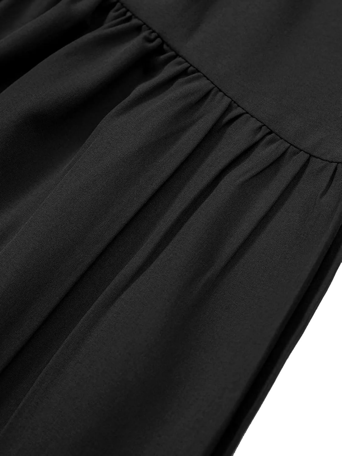 Long Skirts for Women High Elastic Waist Skirt Casual Summer Fake Drawstring Floral Pleated A Line Boho Cute Skirts 8627