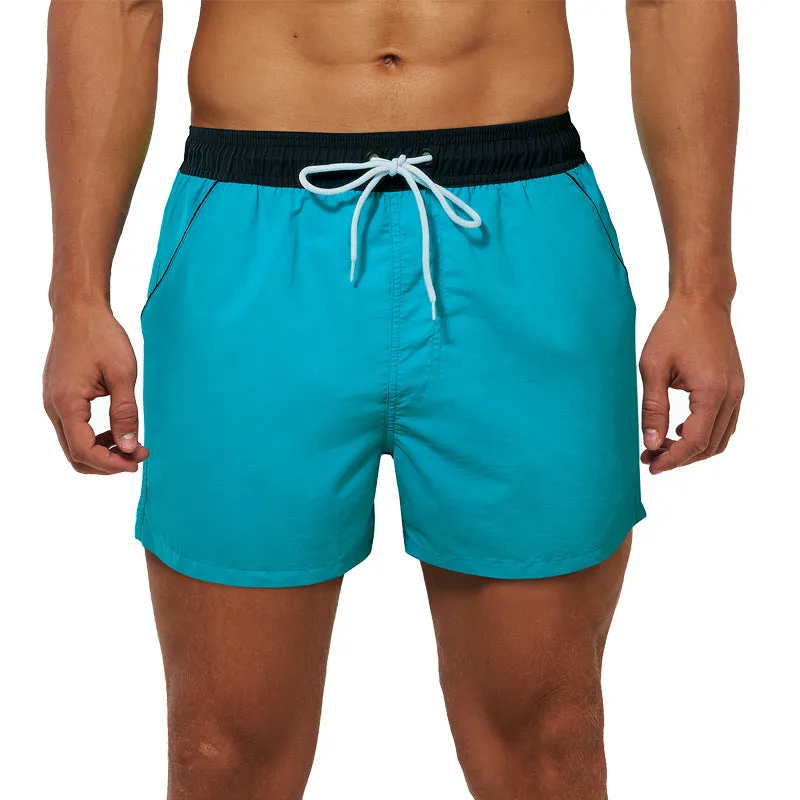 Luexco Men's Quick Dry Shorts Zip Pocket Mesh Drawstring
