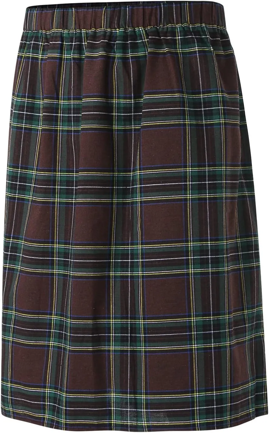 Mens Utility Kilt Scottish Traditional Highland Tartan Kilts High Waist Vintage Buckle Pleated Tactical Shorts
