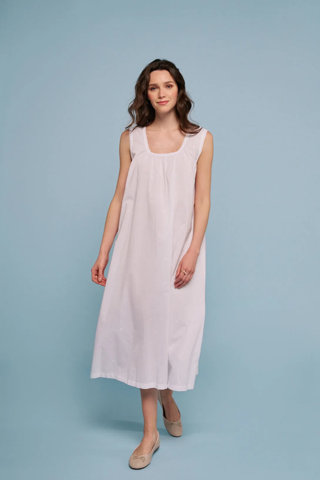 Nightdress Elara White