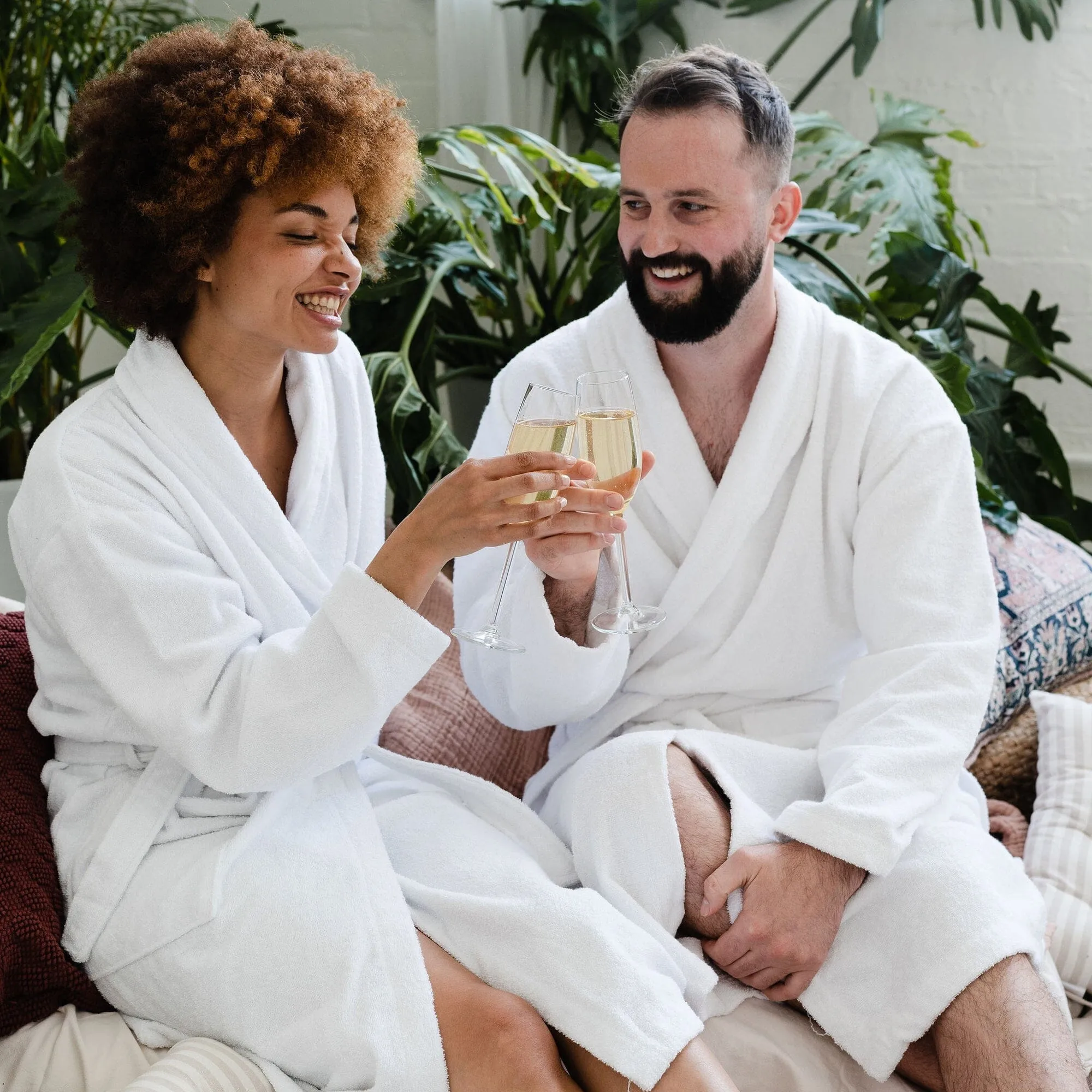 Personalised Cotton Monogrammed Bathrobe