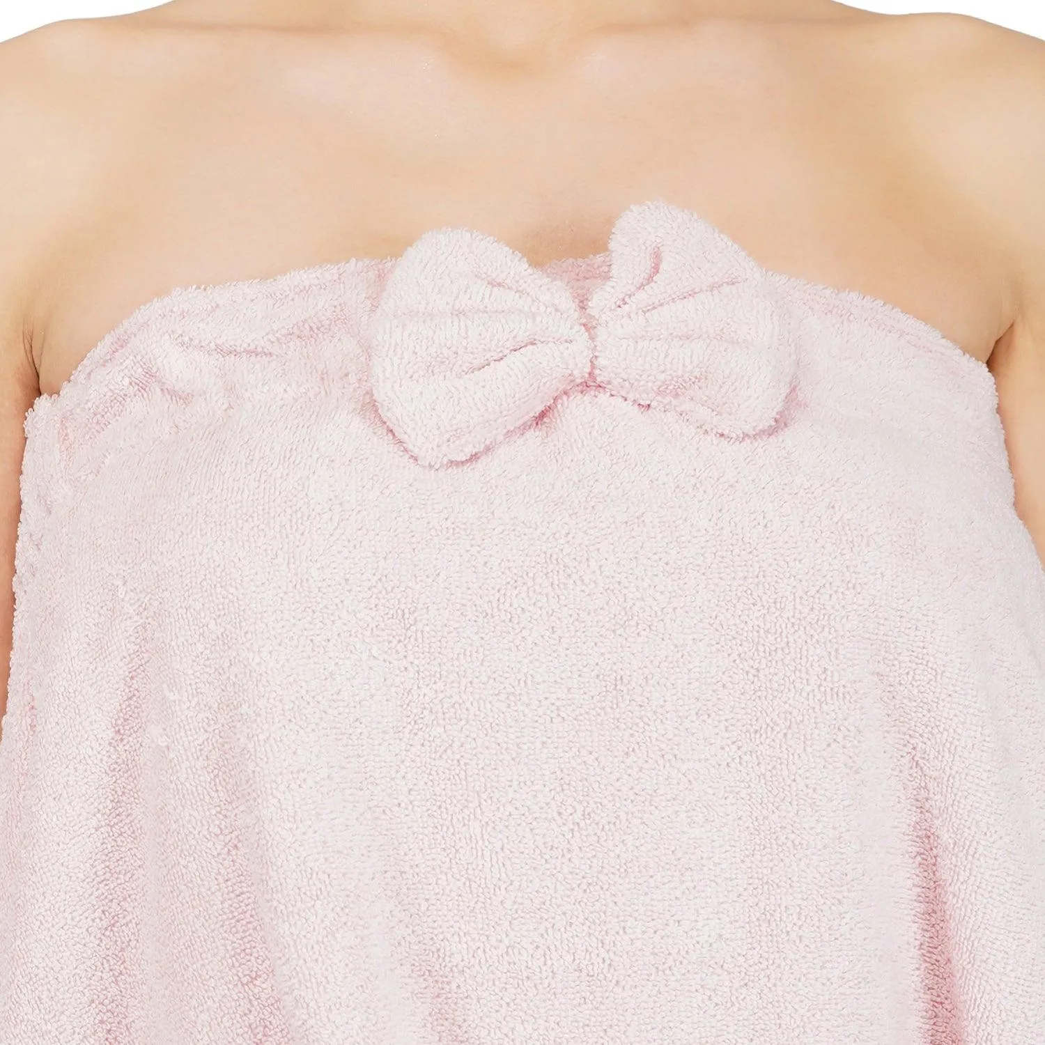 Rangoli Women Cotton Body Wrap Bath Towel With Shower Cap