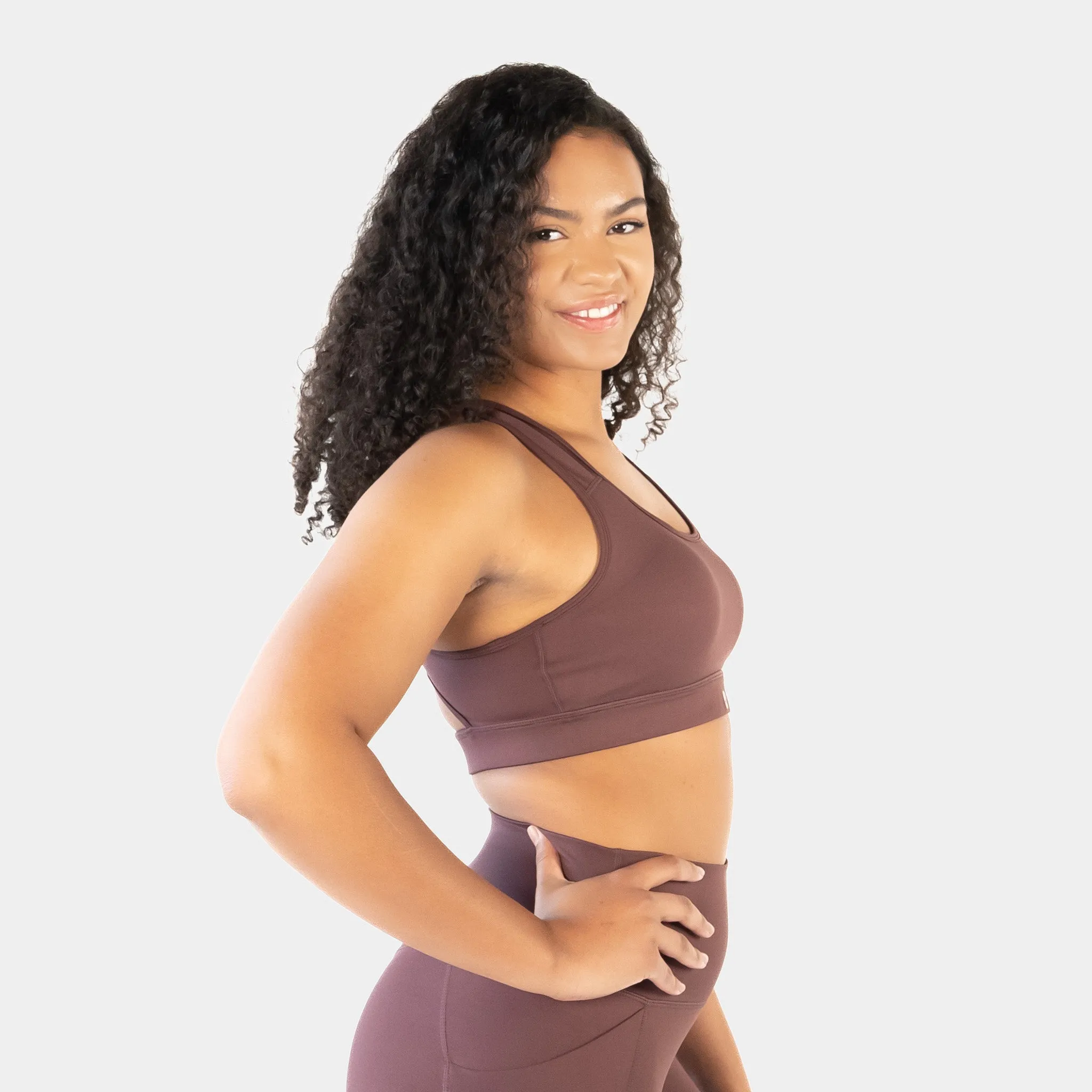 Sarah Sports Bra - Fossil