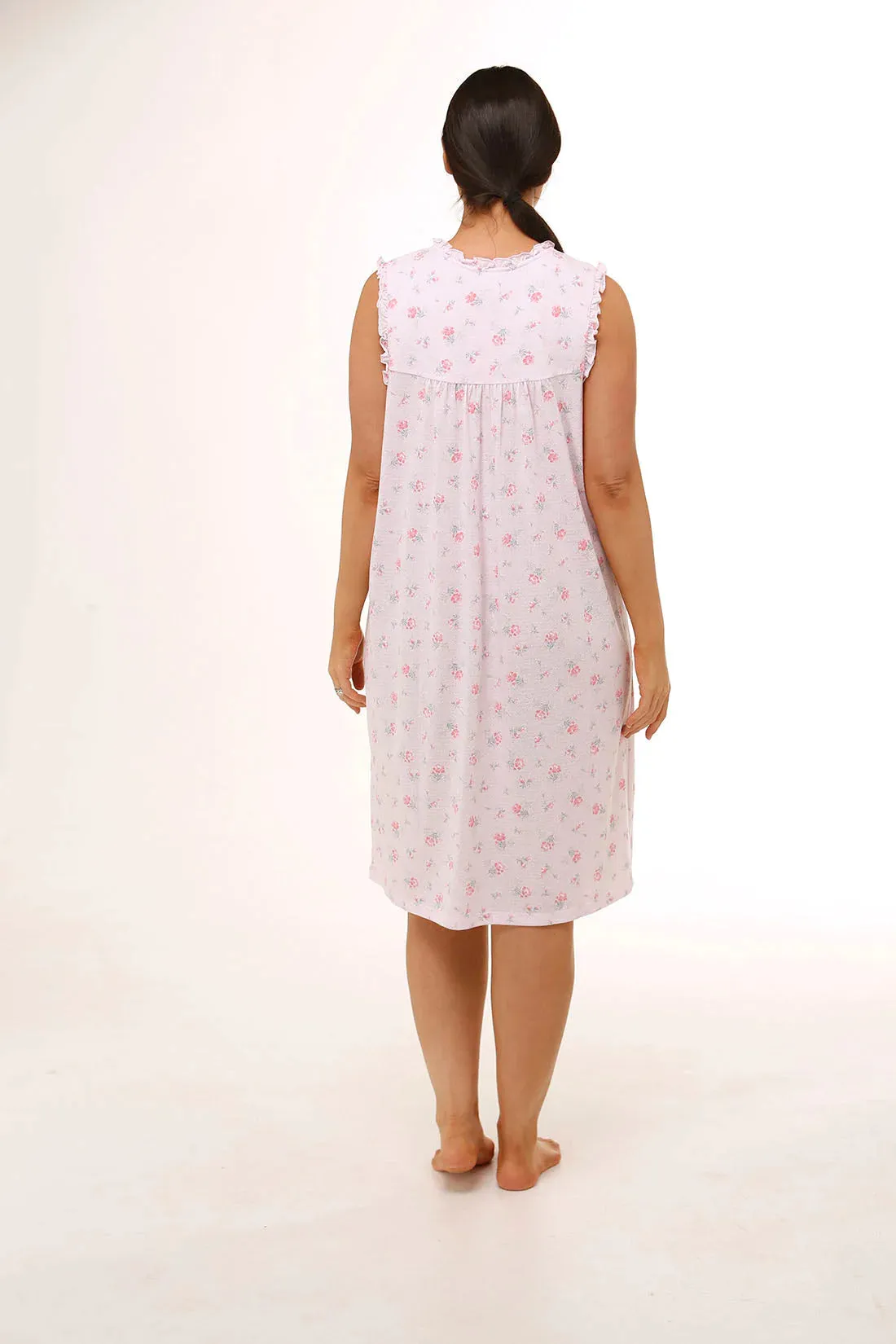 Sleeveless Carnation Nightie