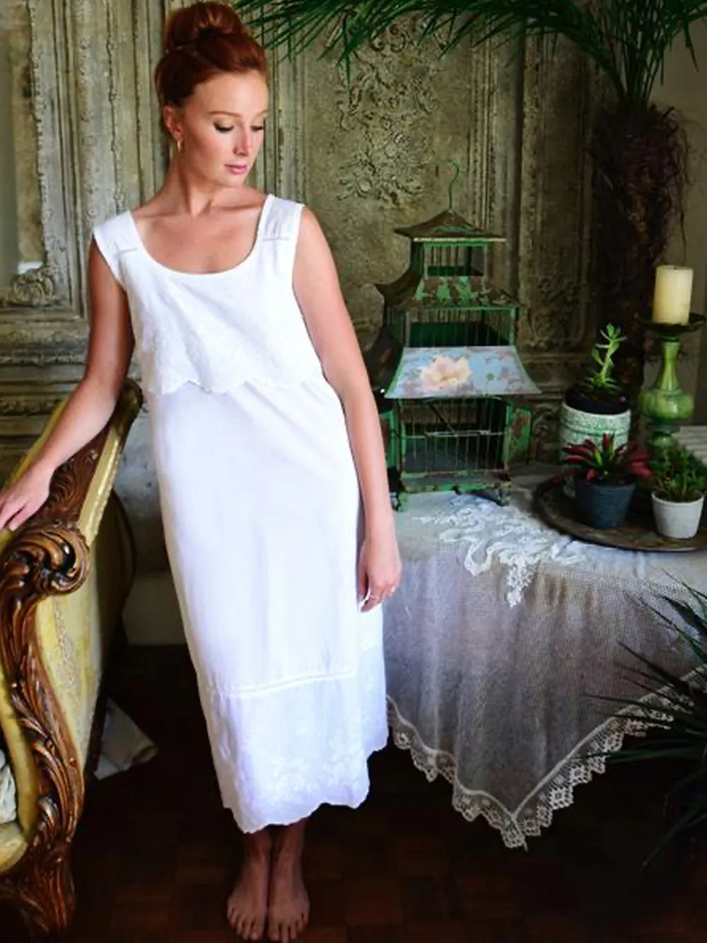 Sophie Cotton Nightdress  Size  12-14