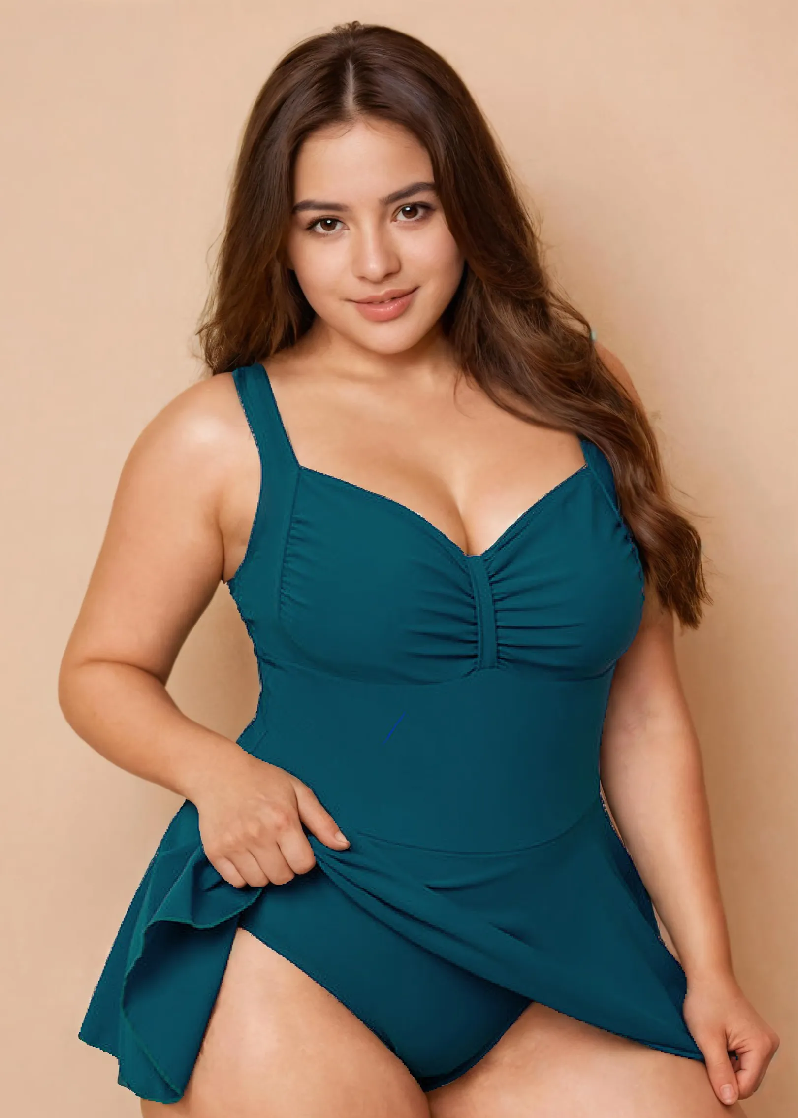 Teal Swim Dress