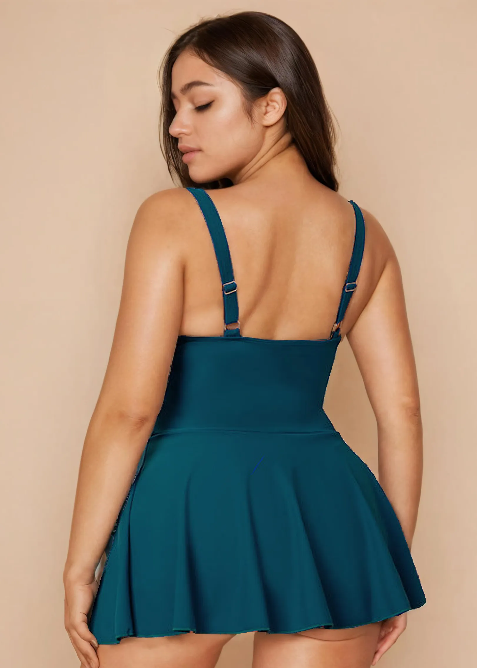 Teal Swim Dress