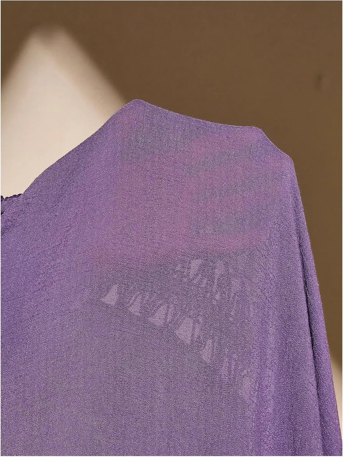 Verdusa Women's Plus Size Hollow Out Dolman Sleeve Beach Cover Up Dress Tunic Dress