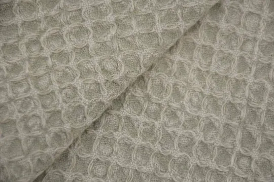 WAFFLE STONE WASHED BATHROBE