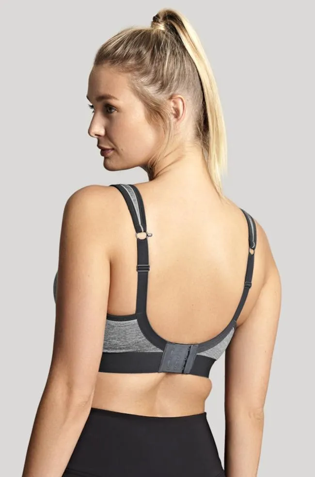 Wirefree Sports bra (Charcoal Marle)